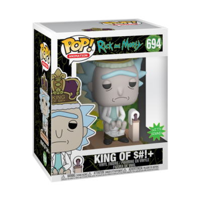 Фигура FUNKO POP! DELUXE KING OF $#!+ (WITH SOUND) - RICK AND MORTY